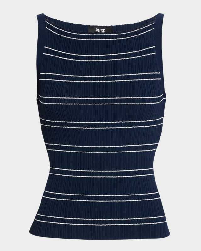 Yuelia Stripe Tank Top